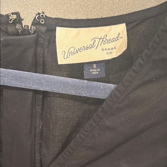 Black 3/4 Sleeve Long Sleeve Dress - Picture 2 of 6